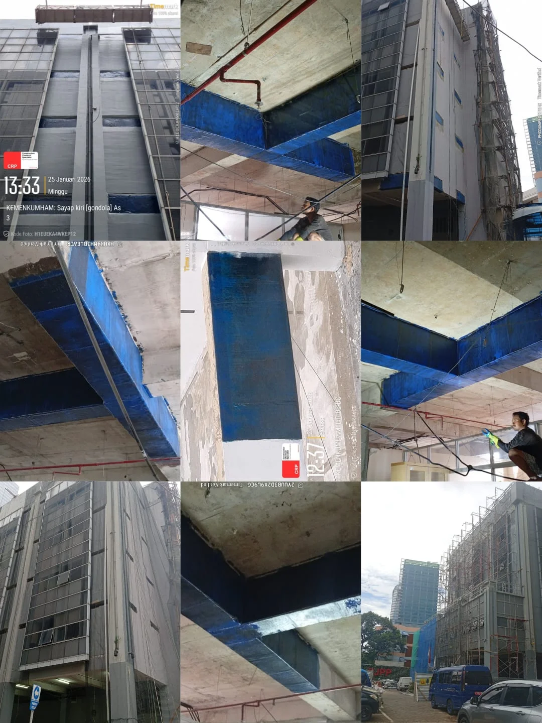 Structural Strengthening @Gedung DJPP Kementerian HAM RI, Kuningan, Jakarta Selatan